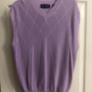 Alan Flusser Lavender Knit Sweater